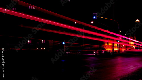 Night Traffic in the City Long exposure © Eugenio