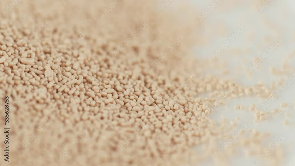 dry instant yeast rotating turning round extreme macro dry instant yeast rotating turning round extreme macro
