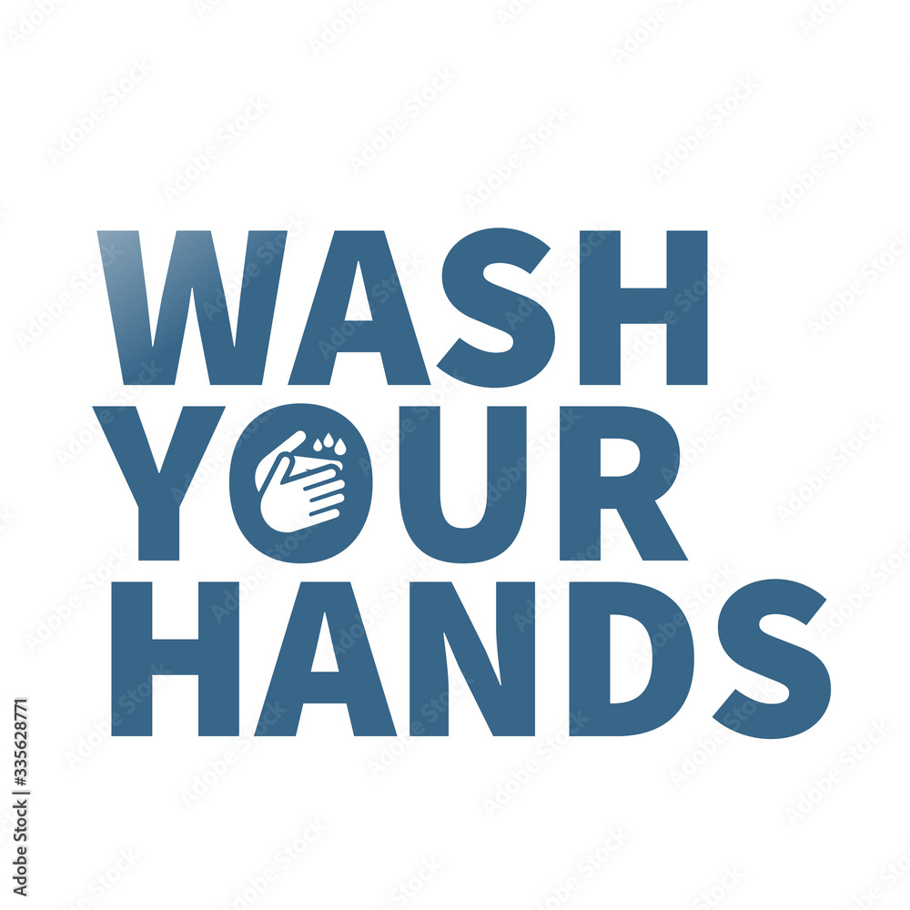 wash your hands lockup message wash your hands lockup message