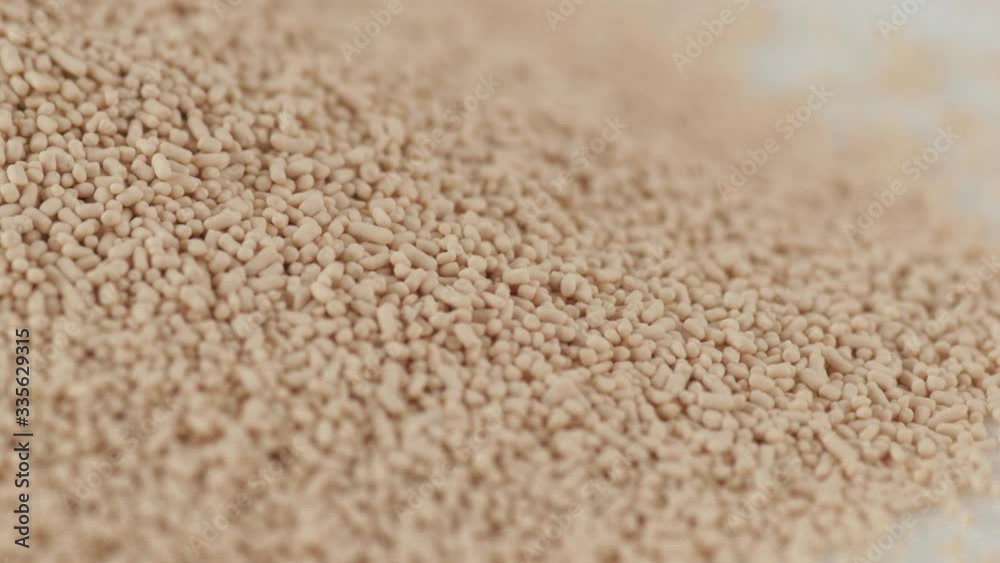 dry instant yeast rotating turning round extreme macro dry instant yeast rotating turning round extreme macro