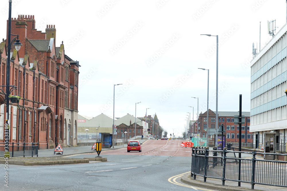 Michelson Bridge Road, Barrow in Furness, Cumbria, England, United Kingdom