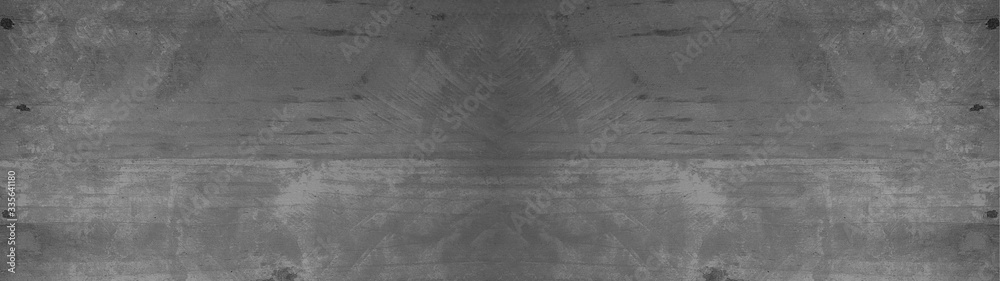 Naklejka premium Gray antharcite stone concrete texture background panorama banner long
