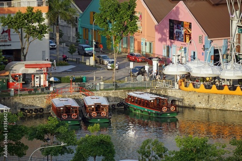 clarke quay area in singapore photo