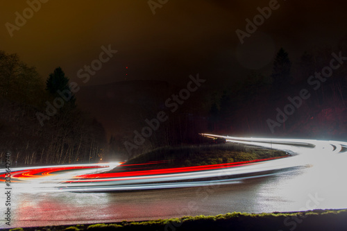 light trail in the woods  © oylfc93