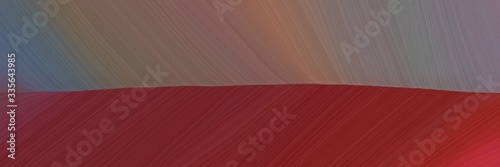 elegant abstract curved lines modern header with pastel brown, dark pink and dark moderate pink colors