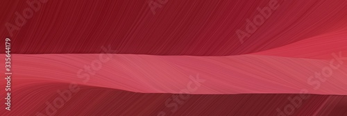 elegant abstract curved lines decorative designed horizontal header with dark pink, moderate red and firebrick colors. elegant curved lines with fluid flowing waves and curves