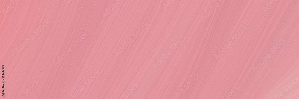 elegant abstract curved lines artistic header with dark salmon, pastel magenta and rosy brown colors