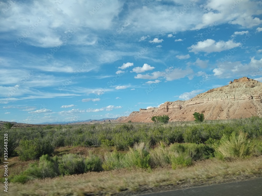 landscape in the mountains