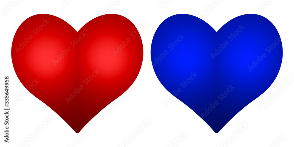 Two heart symbol Two heart symbol