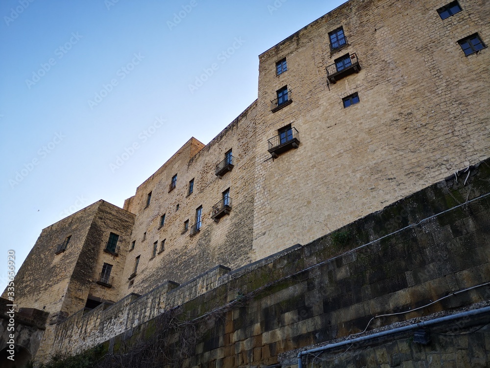 Castel dell’Ovo in Napoli Italy