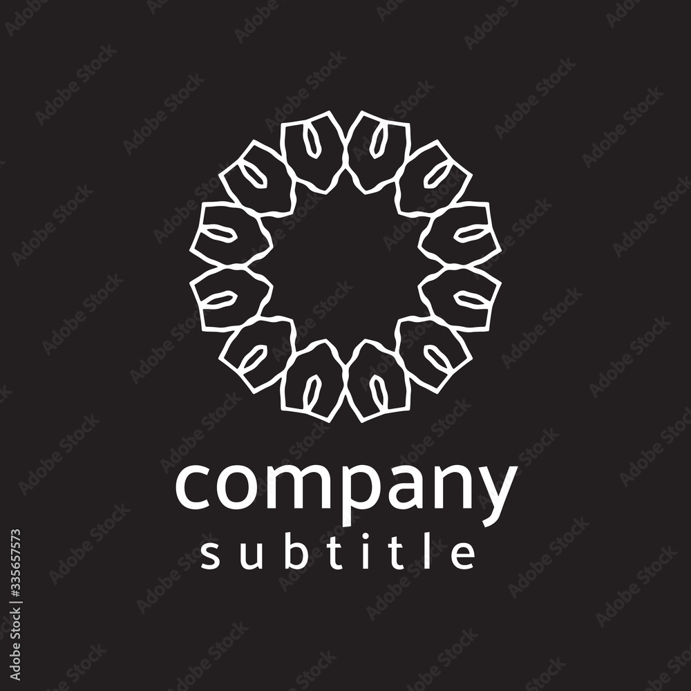 Fototapeta premium logo ornament with premium design