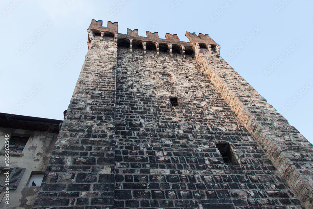 Torre della Pallata in Brescia, Lombardy, Italy.