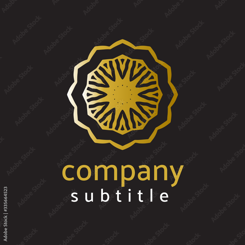 Fototapeta premium logo ornament with premium design