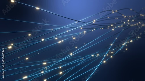 The concept of signal transmission over an optical fiber