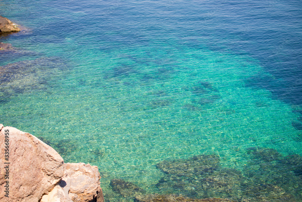 Summer days in the Mediterranean Sea