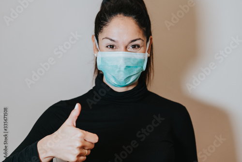 Coronavirus Covid-19 Mask woman