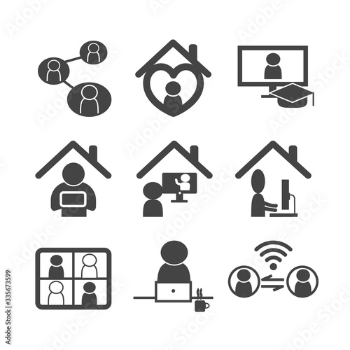 work from home icon