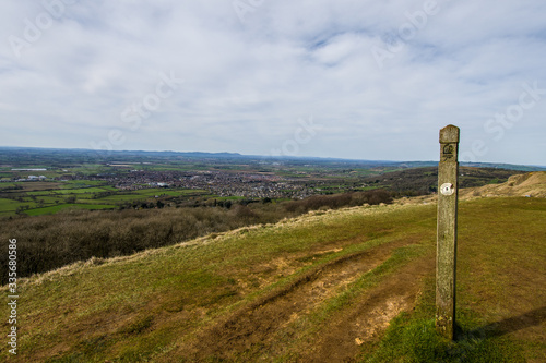 Cleeve Hill Cotswolds Way England UK photo