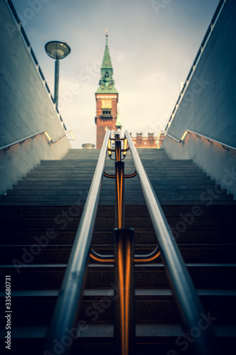 stairway to city hall square