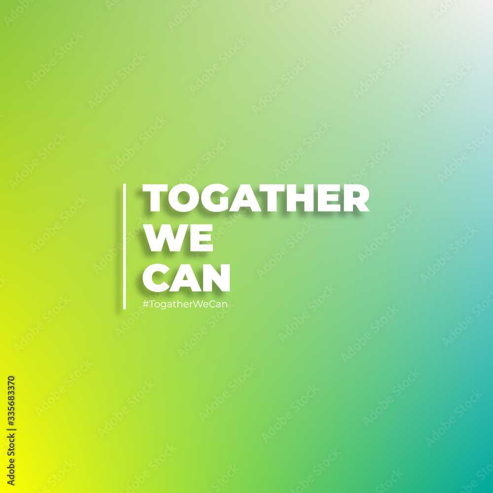 Background of Togather We Can or banner with a simple and minimalist modern design. This background is suitable for the promotion of fashion both online and offline or for posting on social media. Background of Togather We Can or banner with a simple and minimalist modern design. This background is suitable for the promotion of fashion both online and offline or for posting on social media.