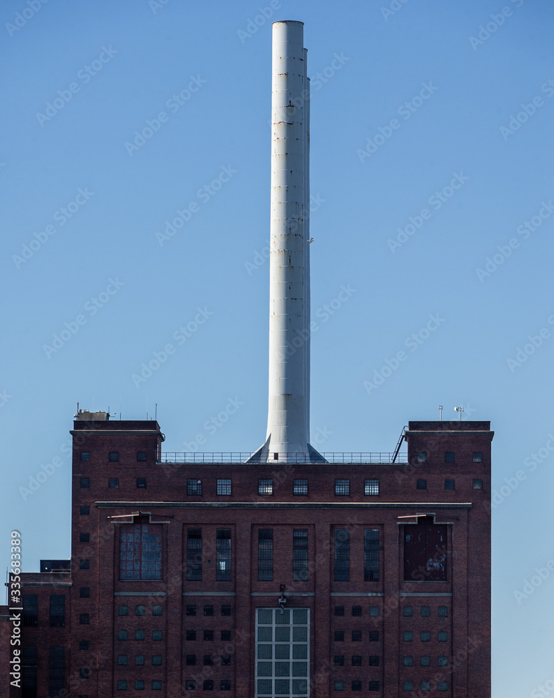 industrial building in the city