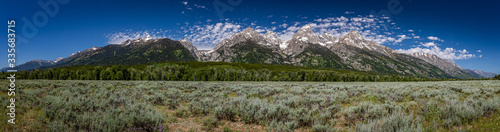 Fotografia, Obraz Grand Teton Mountain Range
