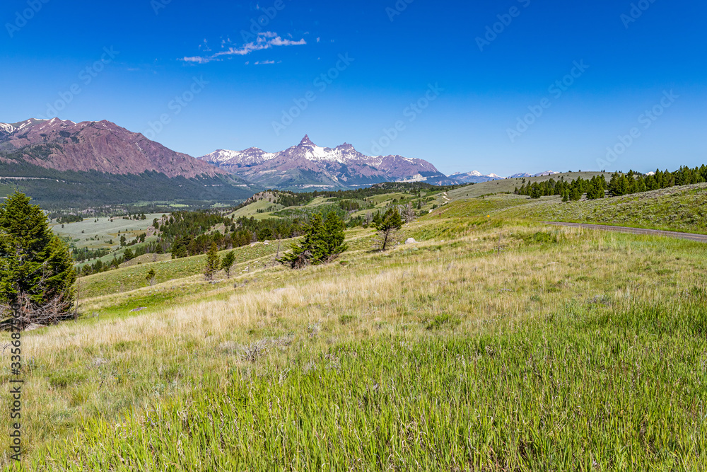 Obraz premium Beartooth Highway Wyoming and Montana