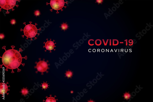 Coronavirus background template