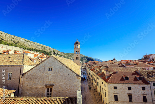 View of Dubrovnik old town, Croatia