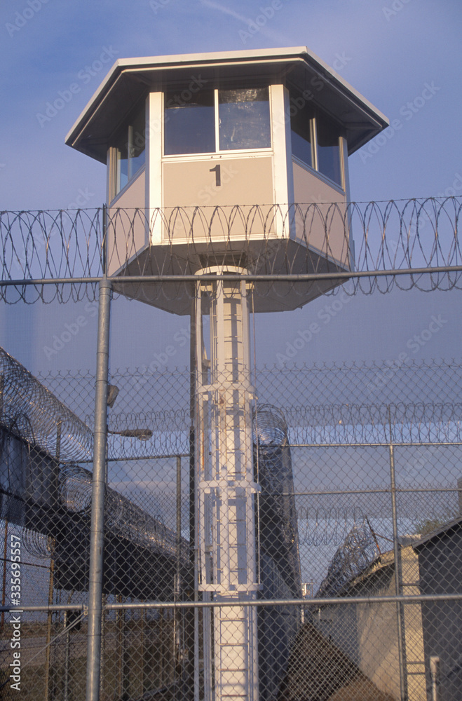 Watch tower at a CA State Prison Watch tower at a CA State Prison