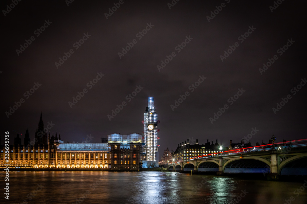 Fototapeta premium Big Ben at night, London