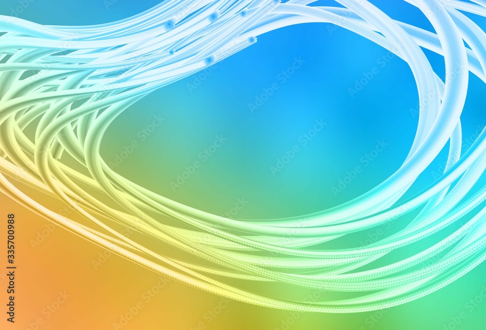 Fototapeta premium Light Blue, Yellow vector abstract bright texture.