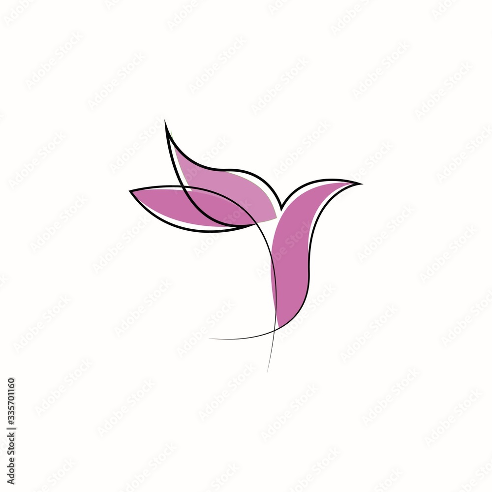 bird fly pink logo bird fly pink logo