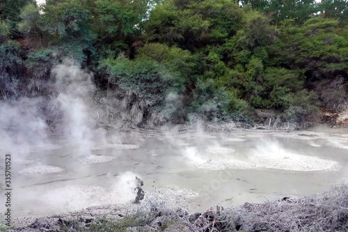 Boiling Mud, Wai-O-Tapu Thermal Wonderland, Rotorua, New Zealand, February 2020