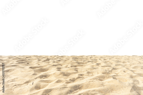 beach sand texture on white background