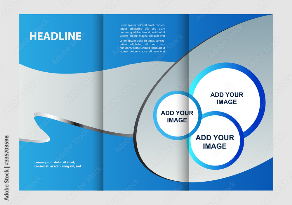 Tri-fold Brochure Design and Catalog Vector Concept Template
Tri-fold Brochure Design and Catalog Vector Concept Template