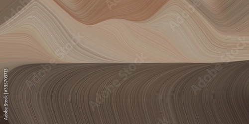 graphic design background with modern curvy waves background design with pastel brown  rosy brown and very dark violet color. can be used as card  wallpaper or background texture