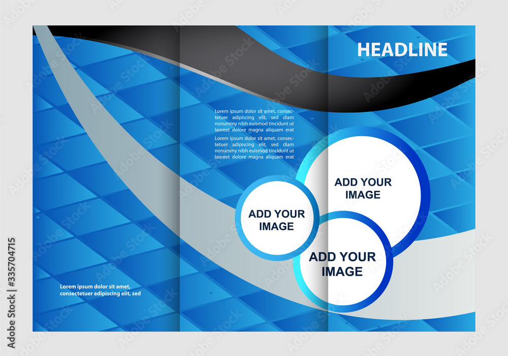 Tri-fold Brochure Design and Catalog Vector Concept Template
Tri-fold Brochure Design and Catalog Vector Concept Template