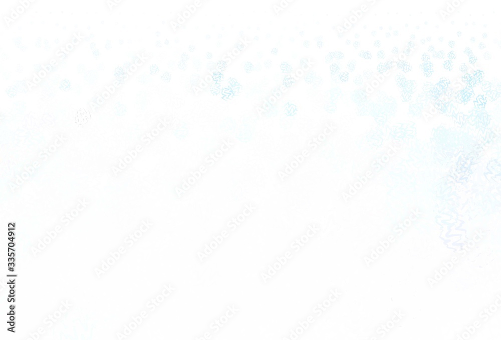 Fototapeta premium Light BLUE vector texture with wry lines.