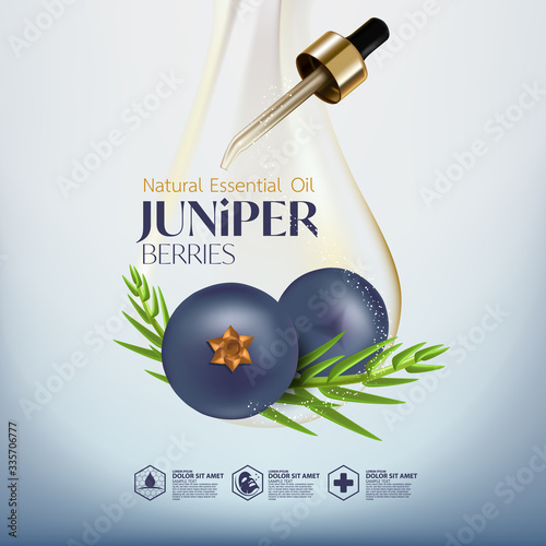 Juniper Berry  Essential Oils for skincare 