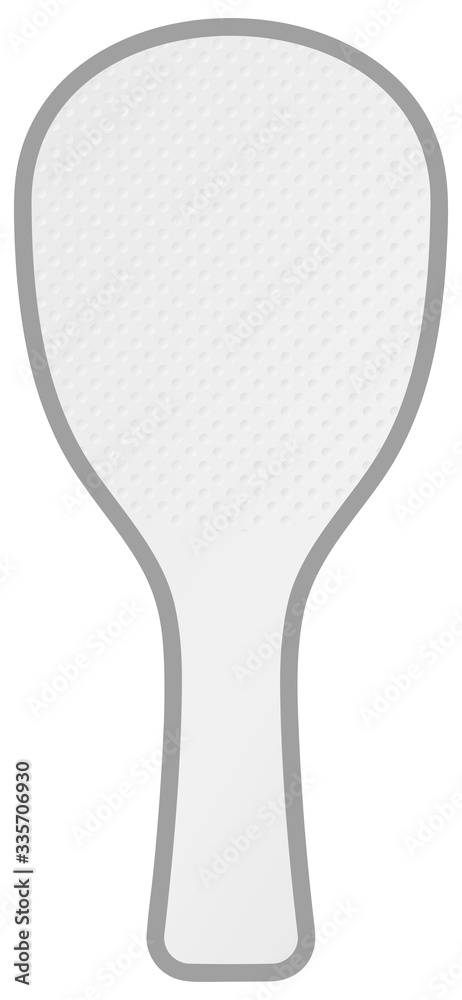 Rice paddle isolated vector illustration. Rice paddle isolated vector illustration.