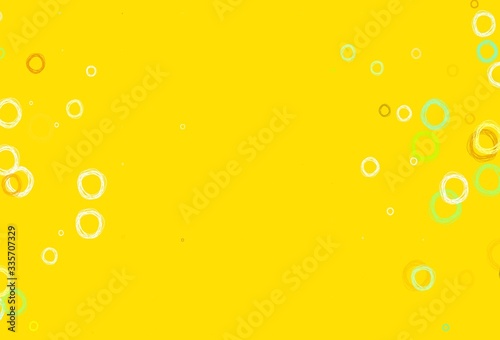 Light Multicolor vector layout with circle shapes.