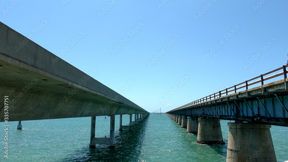 Amazing Seven Mile Bridge in the FLORIDA Keys