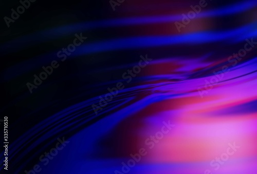 Dark Purple vector blurred pattern.