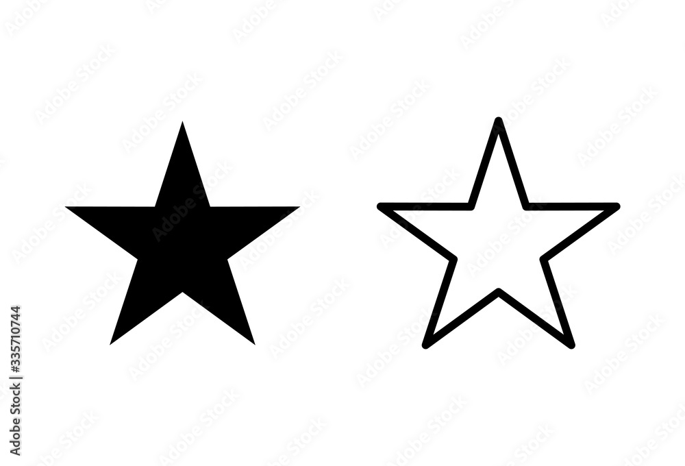 Star Icons set. Star vector icon. Rating symbol Star Icons set. Star vector icon. Rating symbol