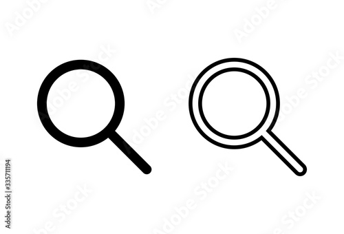 Search icons set. Glass vector icon. search magnifying glass icon. Find