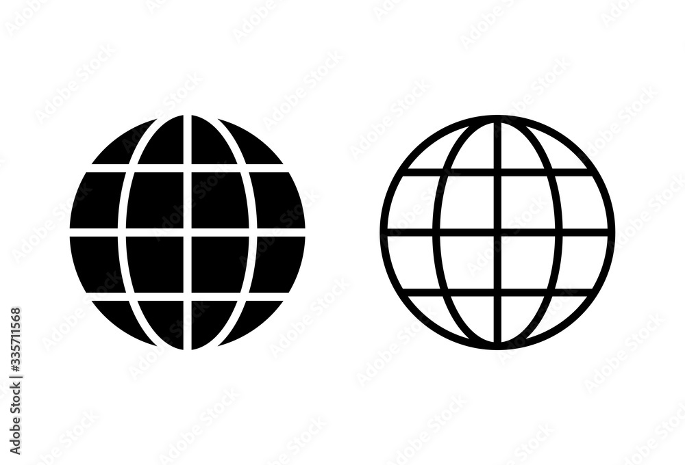 Web icons set. Website vector icon. Internet world vector Web icons set. Website vector icon. Internet world vector