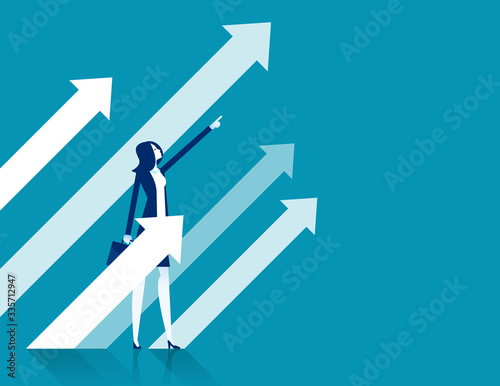 Business investment direction. Strategy and Planning concept
