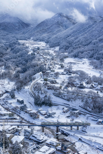 winter mountain landscape