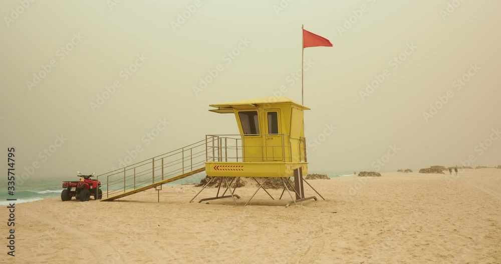 sandstorm on beach in Corralejo, Fuerteventura. sandstorm on beach in Corralejo, Fuerteventura.